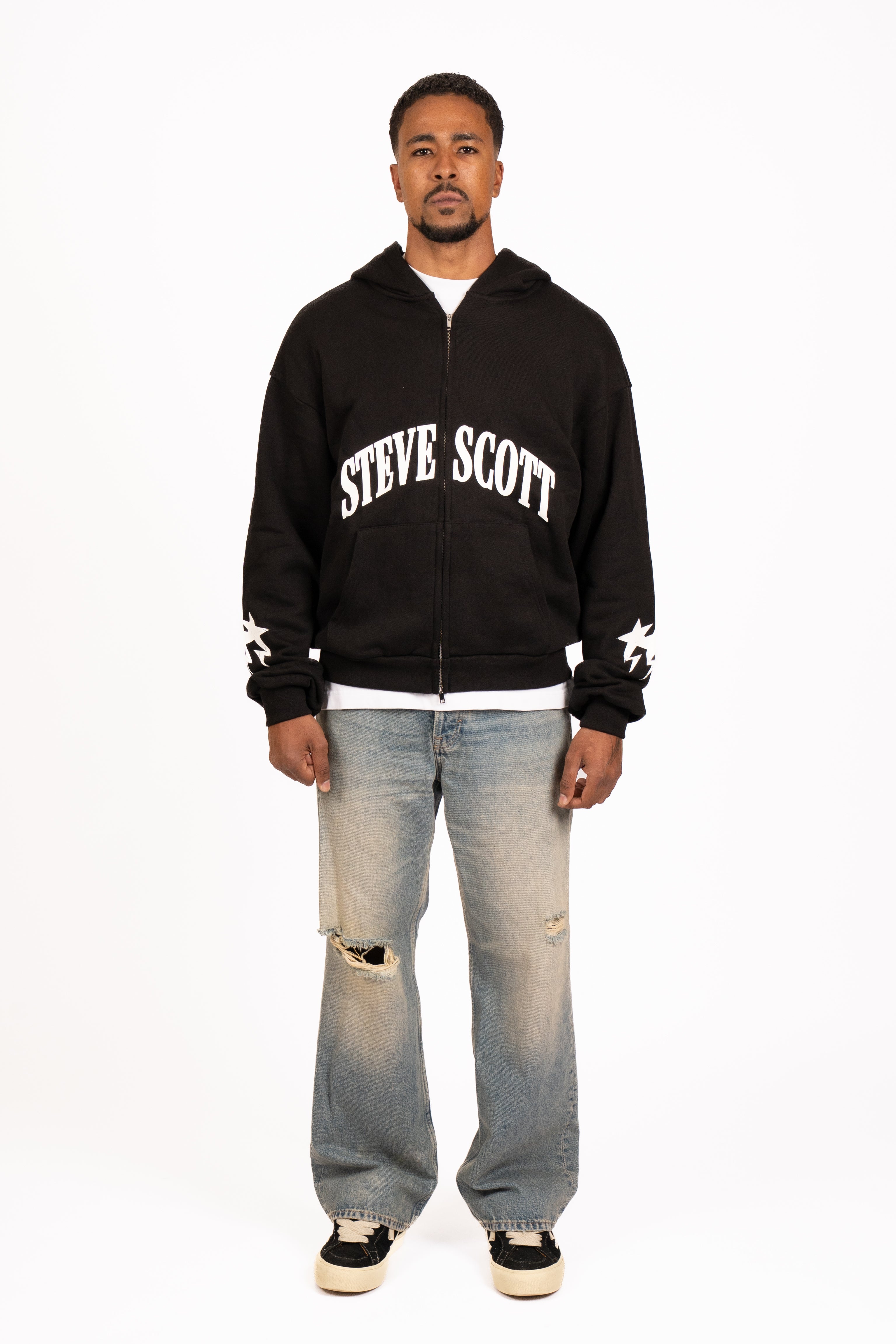 TWO BOLTS ZIP HOODIE